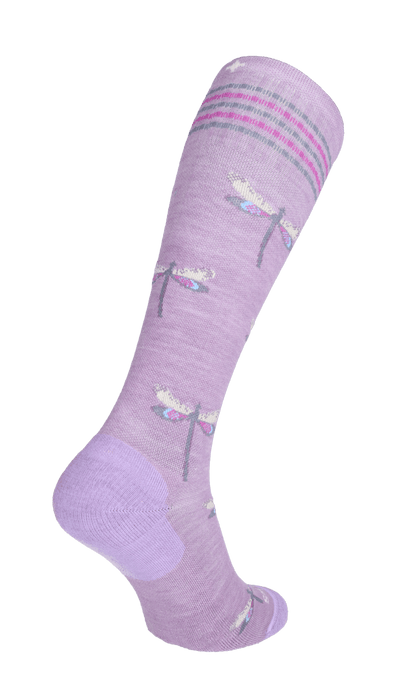 Dragonfly Dames Compressiekousen Klasse 1 Blackberry Sparkle