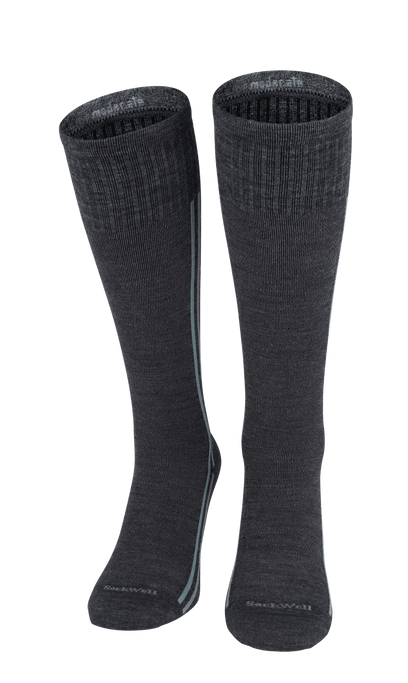 Retro Race Heren Compressiekousen Klasse 1 Charcoal