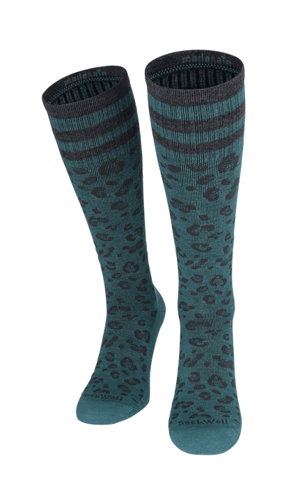 Leopard Dames Compressiekousen Klasse 1 Mineral