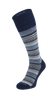 Sunset Stripe Heren Compressiekousen Klasse 1 Navy