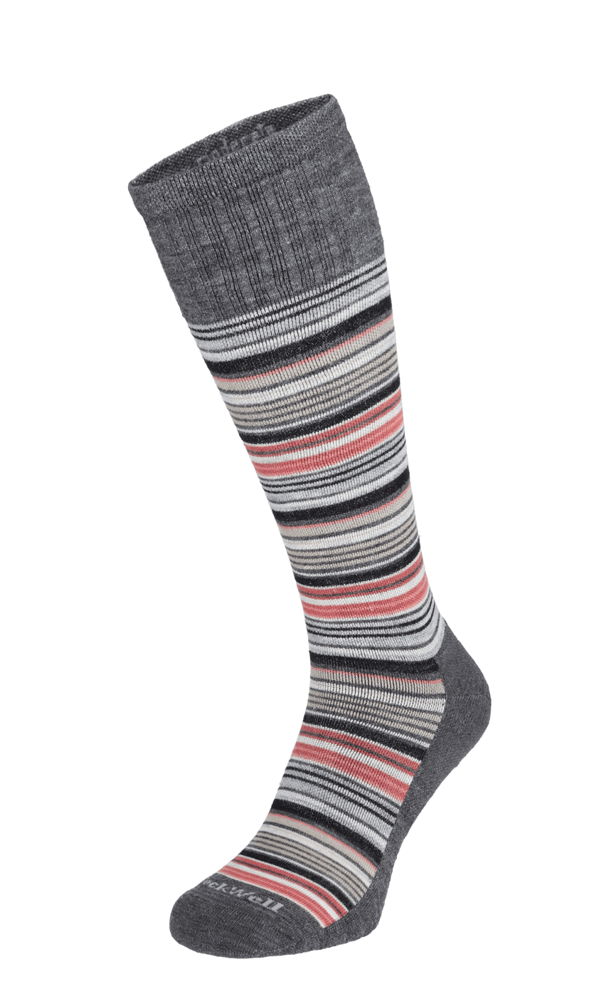 Sunset Stripe Heren Compressiekousen Klasse 1 Charcoal