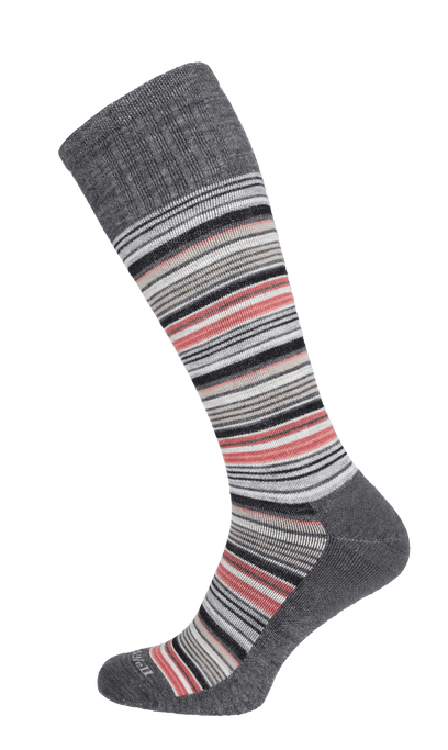 Sunset Stripe Heren Compressiekousen Klasse 1 Charcoal