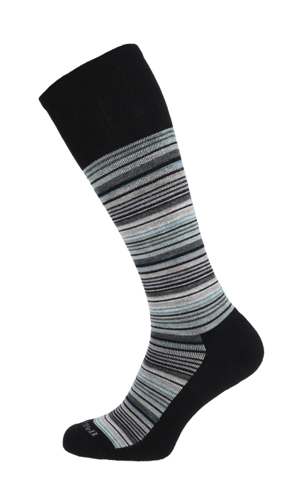 Sunset Stripe Heren Compressiekousen Klasse 1 Black