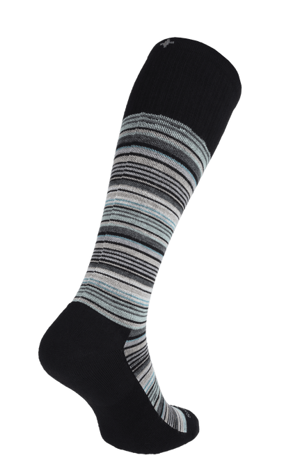 Sunset Stripe Heren Compressiekousen Klasse 1 Black
