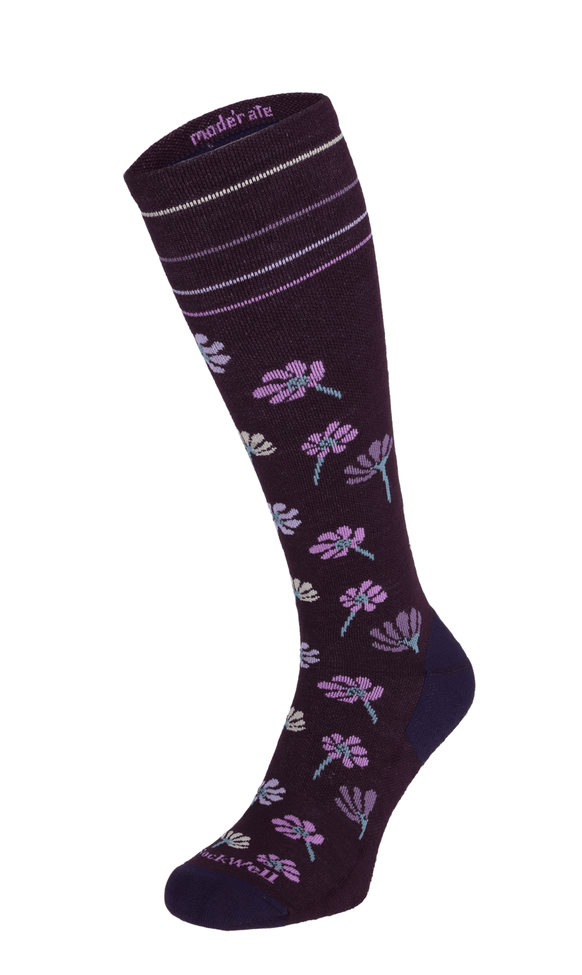 Field Flower Dames Compressiekousen Klasse 1 Blackberry