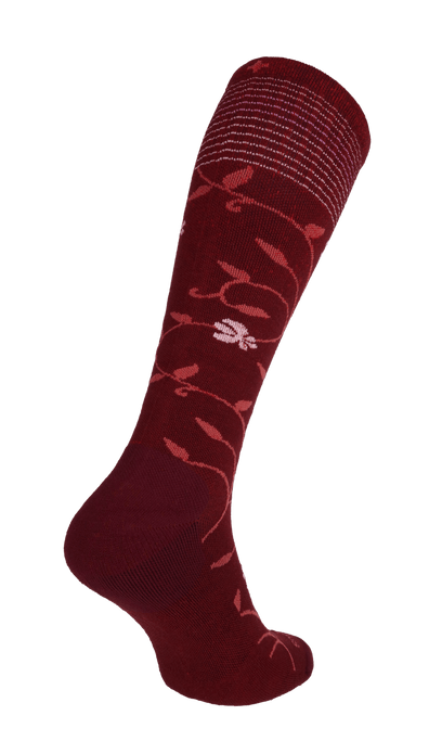 Full Sun Dames Compressiekousen Klasse 1 Cranberry