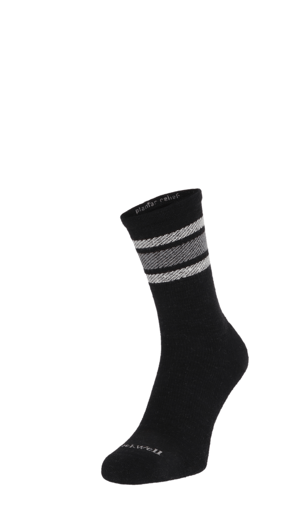 Plantar Ease Retro Heren Hielspoor Sokken Klasse 2 Black Plantar Ease Retro Heren Hielspoor Sokken Klasse 2 Black