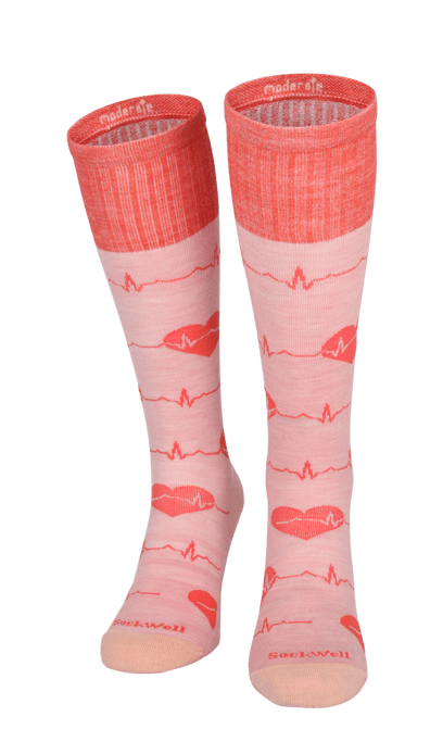 Heartbeat Dames Compressiekousen Klasse 1 Peach