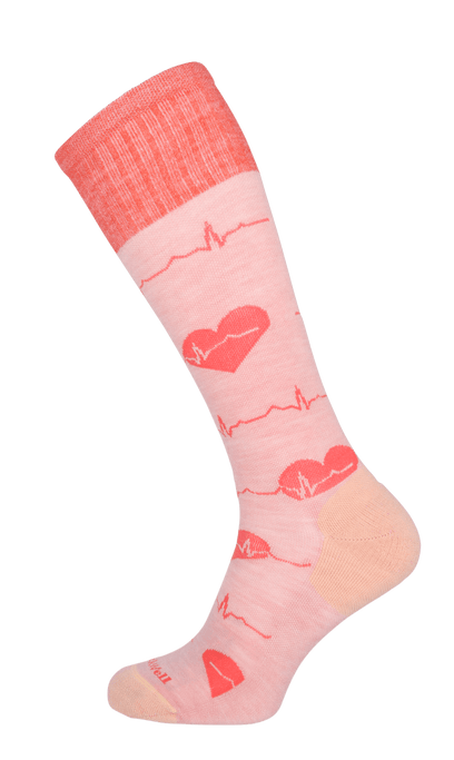 Heartbeat Dames Compressiekousen Klasse 1 Peach