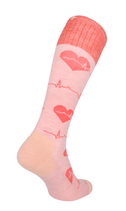Heartbeat Dames Compressiekousen Klasse 1 Peach
