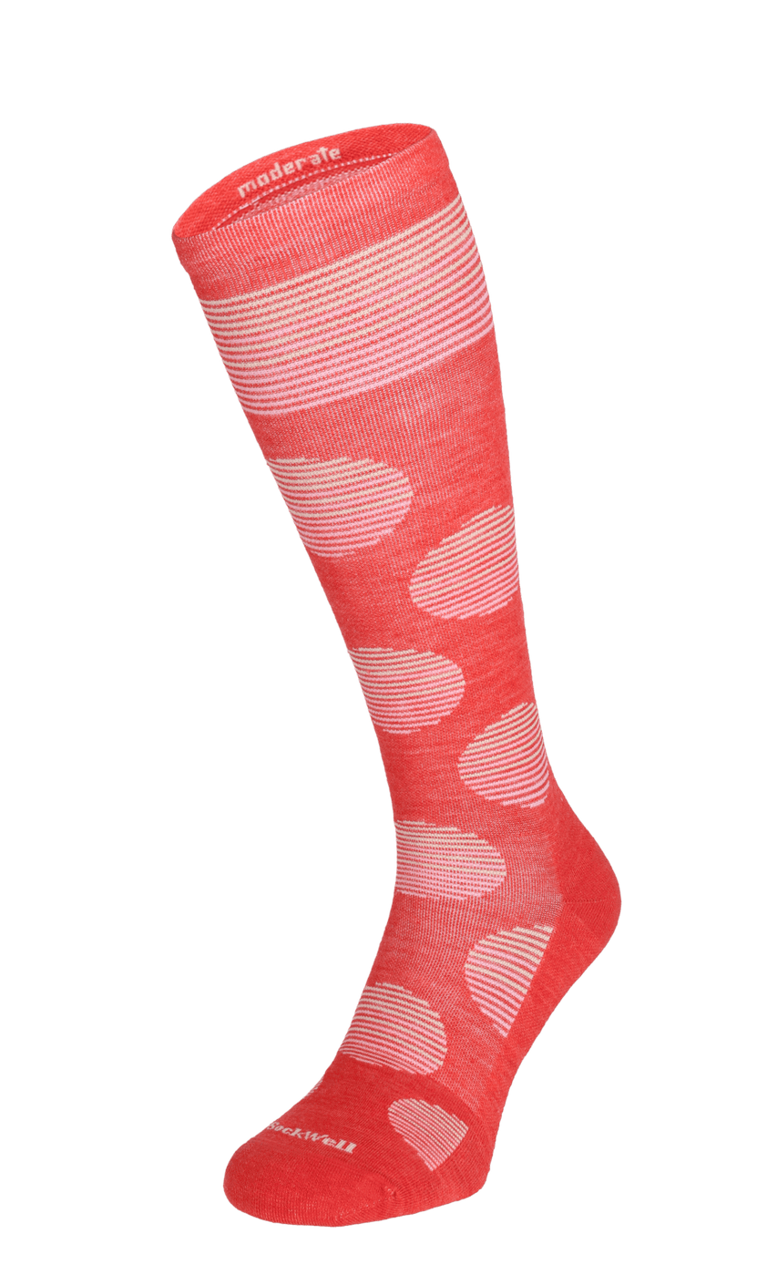 Featherweight Dot Dames Compressiekousen Klasse 1 Poppy