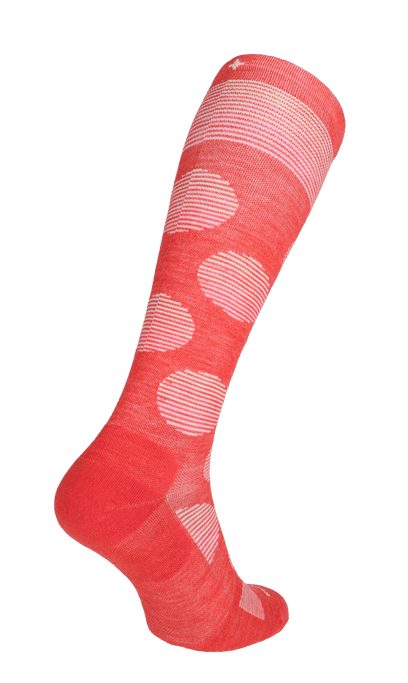 Featherweight Dot Dames Compressiekousen Klasse 1 Poppy