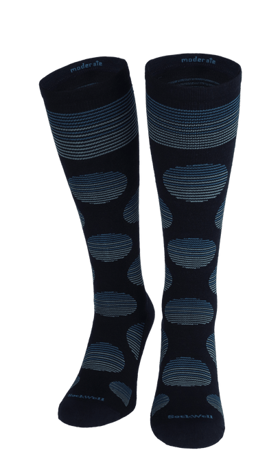 Featherweight Dot Dames Compressiekousen Klasse 1 Navy
