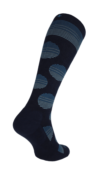 Featherweight Dot Dames Compressiekousen Klasse 1 Navy