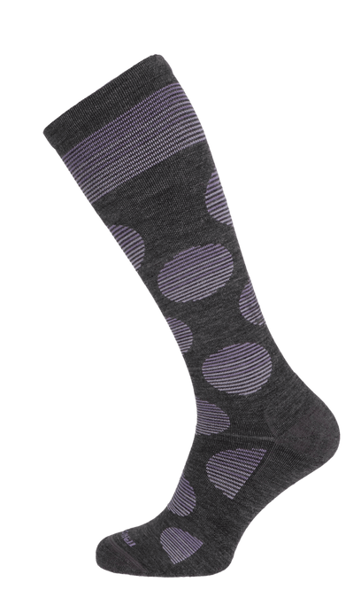 Featherweight Dot Dames Compressiekousen Klasse 1 Charcoal