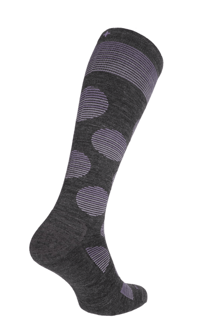 Featherweight Dot Dames Compressiekousen Klasse 1 Charcoal