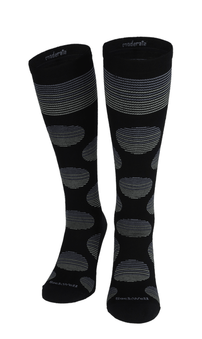 Featherweight Dot Dames Compressiekousen Klasse 1 Black