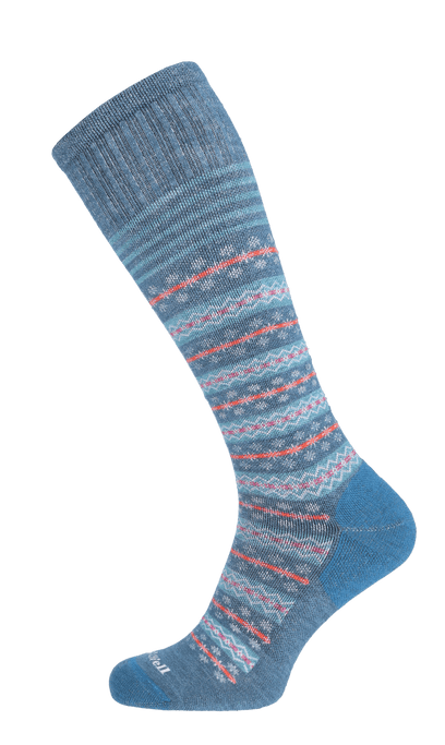 Mini Fairisle Dames Compressiekousen Klasse 1 Blueridge