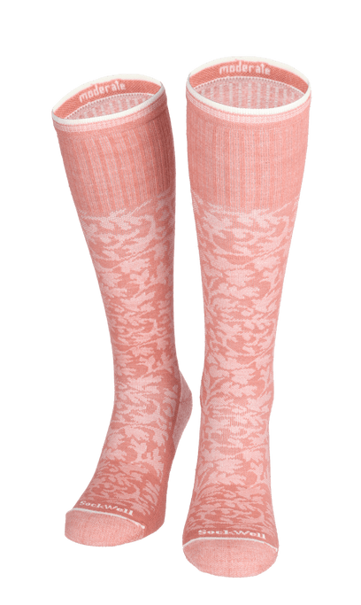 Damask Dames Compressiekousen klasse 1 Pink Clay