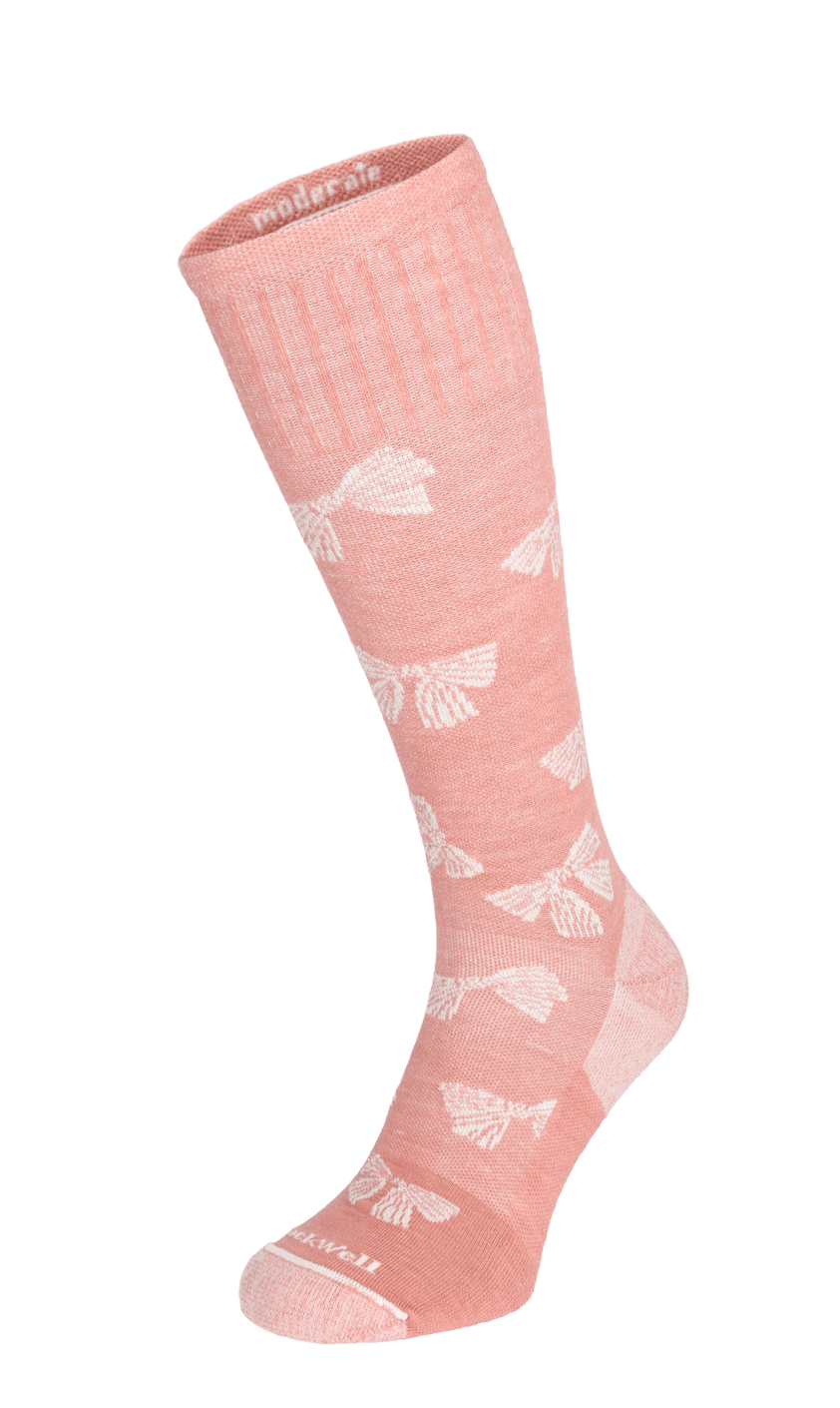Bows Dames Compressiekousen Klasse 1 Pink Clay