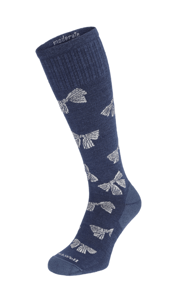 Bows Dames Compressiekousen Klasse 1 Denim Bows Dames Compressiekousen Klasse 1 Denim
