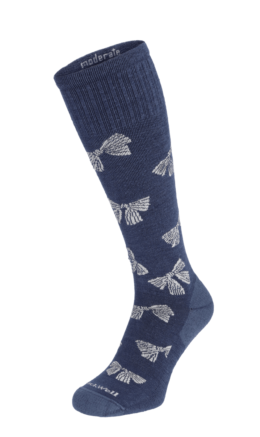 Bows Dames Compressiekousen Klasse 1 Denim