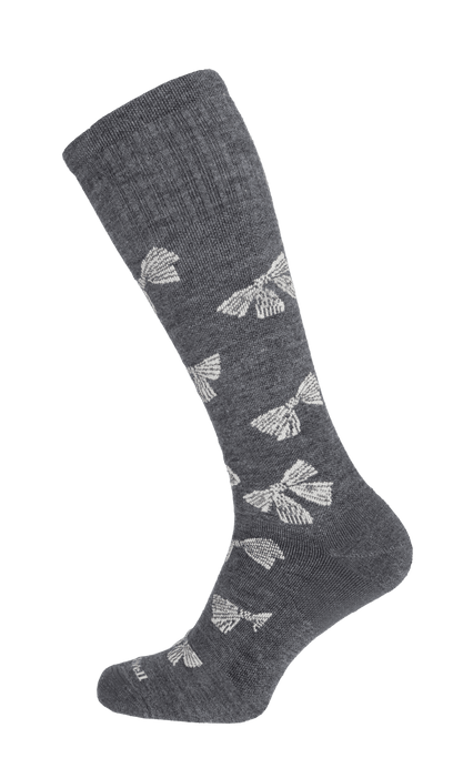 Bows Dames Compressiekousen Klasse 1 Charcoal
