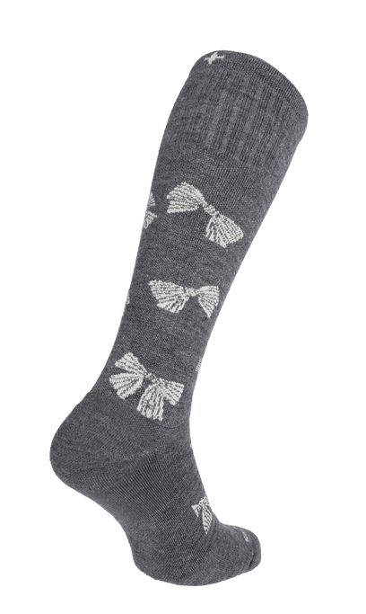 Bows Dames Compressiekousen Klasse 1 Charcoal