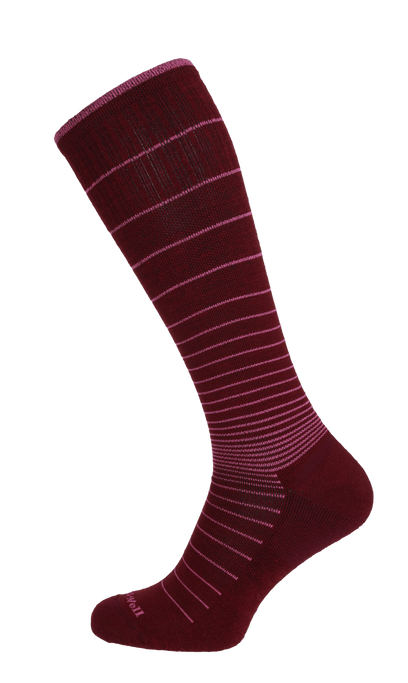 Circulator Dames Compressiekousen Klasse 1 Cranberry