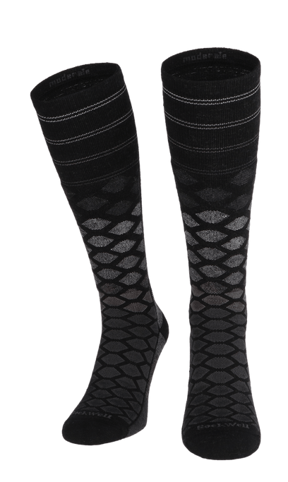 The Edge Medium Heren Skisokken Klasse 1 Black
