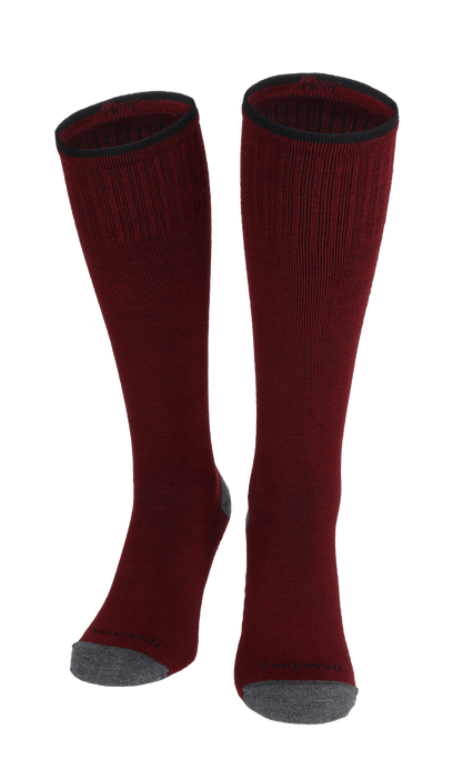 Elevation Heren Compressiekousen Klasse 2 Cranberry