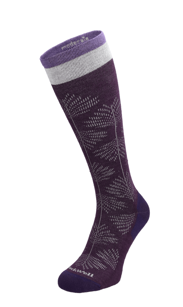 Full Floral Dames Compressiekousen Klasse 1 Blackberry Full Floral Dames Compressiekousen Klasse 1 Blackberry