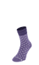 Plush Dames Diabetessokken Plum