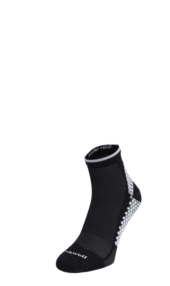 Plantar Sport Quarter Heren Hielspoor Sokken Black Plantar Sport Quarter Heren Hielspoor Sokken Black