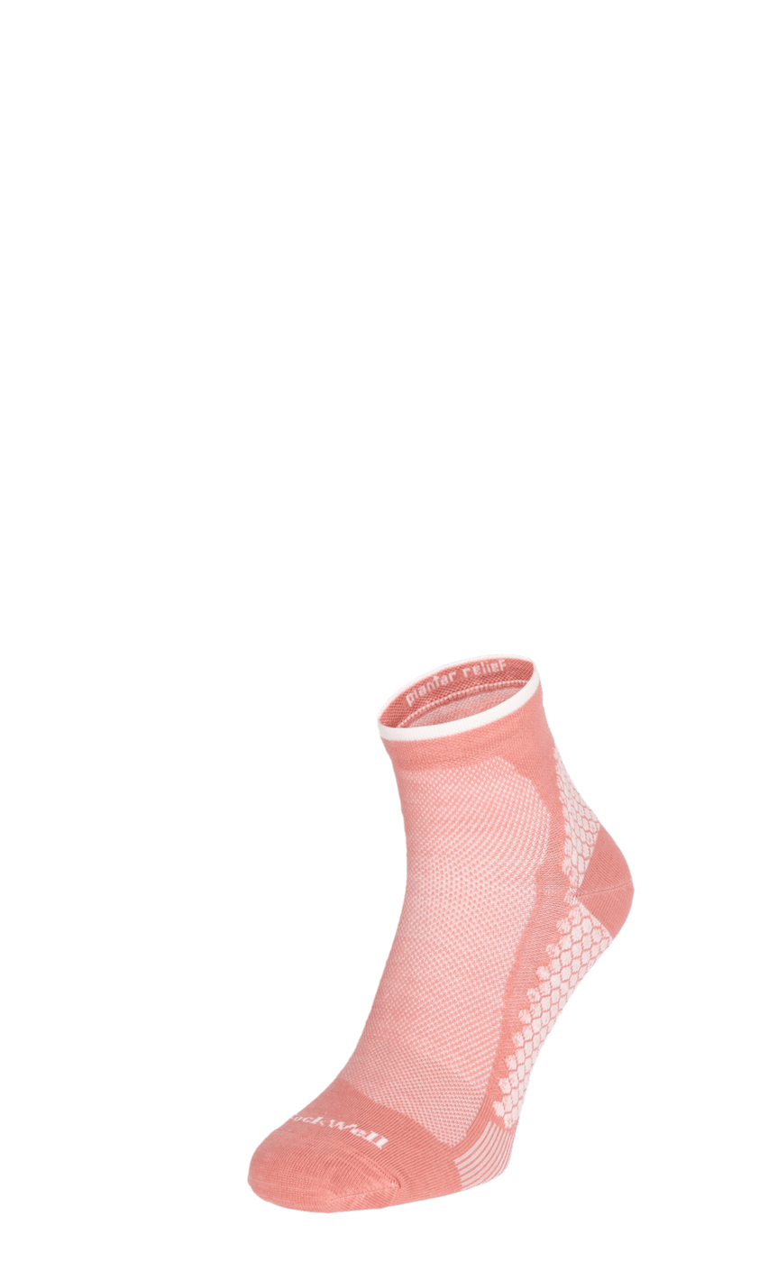 Plantar Sport Quarter Dames Hielspoor Sokken Pink Clay