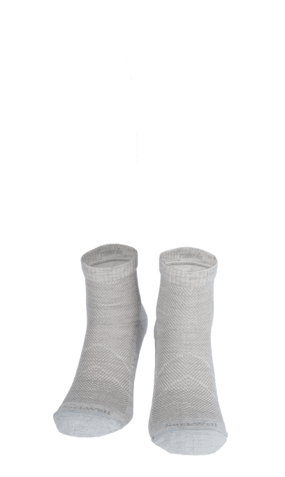 Elevate Quarter Dames Sportsokken Klasse 1 Ash