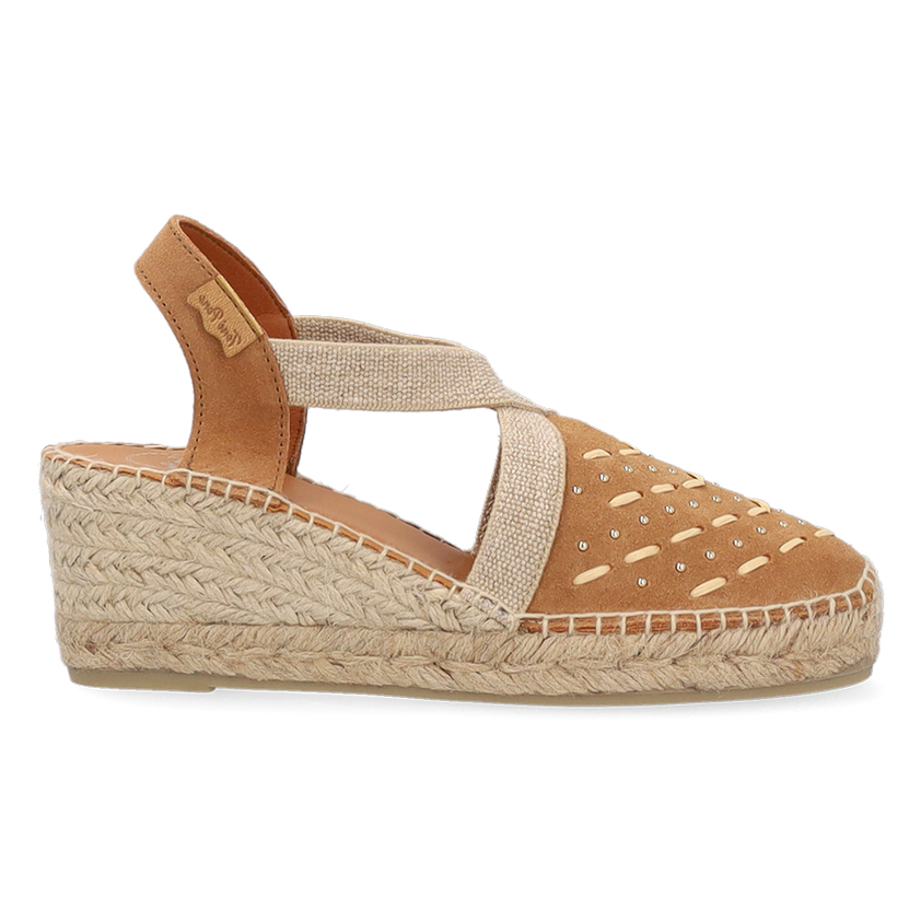 Tatiana Dames Espadrilles Suede Cuiro
