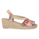 Teide-PM Dames Espadrilles Leer Taupe