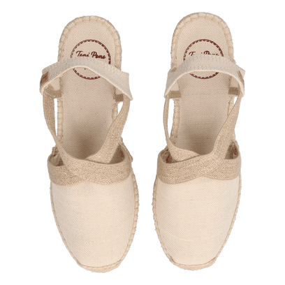 Terra-V Dames Espadrilles Cru Vintage