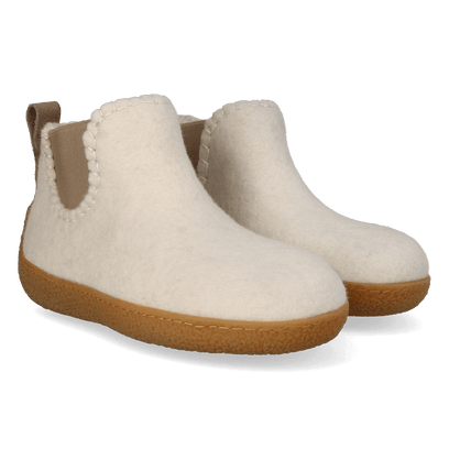 Celsi Wolvilt Pantoffels White