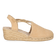 Tremp Suede Dames Espadrilles Beige