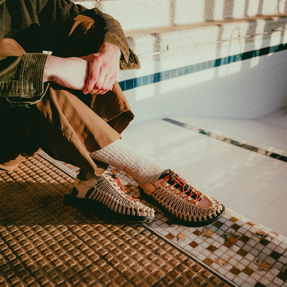 Uneek Heren Sandalen Safari/Orange Peel