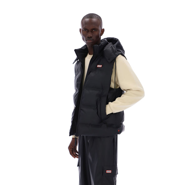 Alistar Sonic Welded PU Puffer Gilet Hunter Black Alistar Sonic Welded PU Puffer Gilet Hunter Black