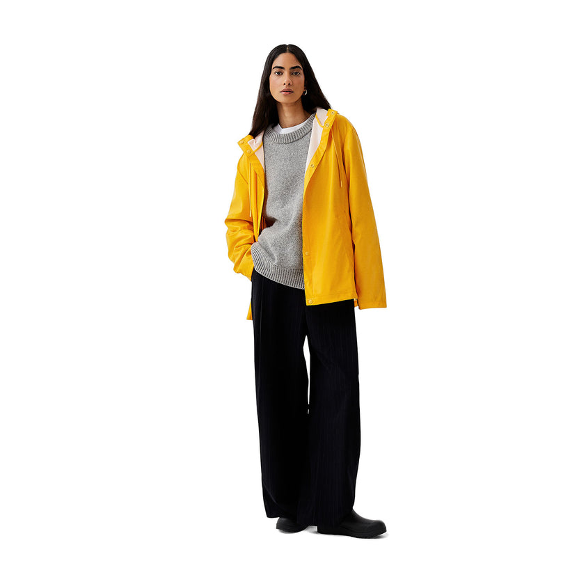 Izzy PU Hooded Jacket Gold Fusion