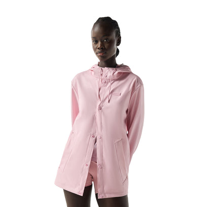 Izzy PU Hooded Jacket Parfait Pink