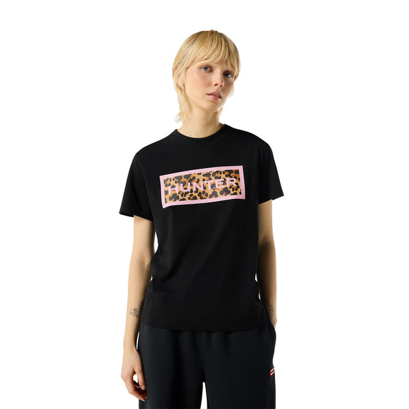 Women's Red Label Essentials Filled Logo Tee Hunter Black Women's Red Label Essentials Filled Logo Tee Hunter Black