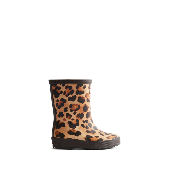 Original Kids First Leopard Print Wellington Boots Leopard Print/Chocoate Brown Original Kids First Leopard Print Wellington Boots Leopard Print/Chocoate Brown