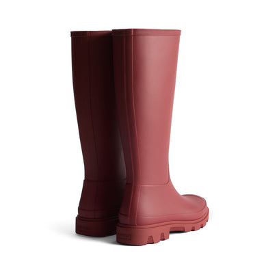 Unisex Downpour Tall Wellington Boots Merlot