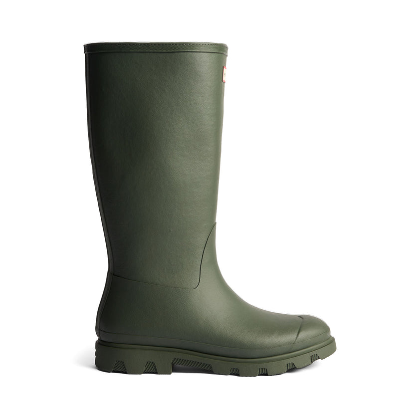 Unisex Downpour Insulated Tall Wellington Boots Dark Olive