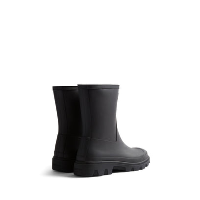 Unisex Downpour Short Wellington Boots Black